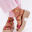 Laden Sie das Bild in den Galerie-Viewer, Sandalen mit Absatz model 215023 Step in style
