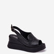 Laden Sie das Bild in den Galerie-Viewer, Keilabsatz Sandalen model 215342 Step in style