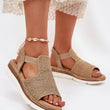 Laden Sie das Bild in den Galerie-Viewer, Keilabsatz Sandalen model 215682 Step in style