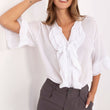 Laden Sie das Bild in den Galerie-Viewer, Damen Hemd model 215812 Italy Moda