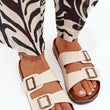 Laden Sie das Bild in den Galerie-Viewer, Pantoletten model 216123 Step in style