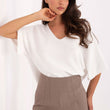 Laden Sie das Bild in den Galerie-Viewer, Kurzarm Pullover model 216683 Italy Moda