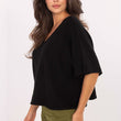 Laden Sie das Bild in den Galerie-Viewer, Kurzarm Pullover model 216684 Italy Moda