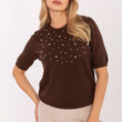 Laden Sie das Bild in den Galerie-Viewer, Kurzarm Pullover model 216754 Factory Price