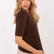 Laden Sie das Bild in den Galerie-Viewer, Kurzarm Pullover model 216754 Factory Price