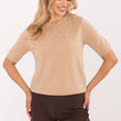 Laden Sie das Bild in den Galerie-Viewer, Kurzarm Pullover model 216756 Factory Price