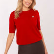Laden Sie das Bild in den Galerie-Viewer, Kurzarm Pullover model 216858 Factory Price