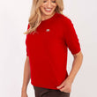 Laden Sie das Bild in den Galerie-Viewer, Kurzarm Pullover model 216858 Factory Price