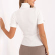 Laden Sie das Bild in den Galerie-Viewer, Kurzarm Pullover model 217325 Factory Price