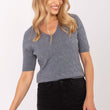 Laden Sie das Bild in den Galerie-Viewer, Kurzarm Pullover model 217329 Factory Price