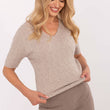 Laden Sie das Bild in den Galerie-Viewer, Kurzarm Pullover model 217332 Factory Price