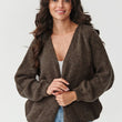 Laden Sie das Bild in den Galerie-Viewer, Cardigan model 217364 Makadamia
