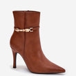 Laden Sie das Bild in den Galerie-Viewer, Stiefeletten mit Absatz model 217723 Step in style