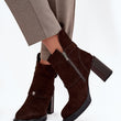 Laden Sie das Bild in den Galerie-Viewer, Stiefeletten mit Absatz model 217806 Step in style