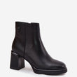 Laden Sie das Bild in den Galerie-Viewer, Stiefeletten mit Absatz model 217813 Step in style