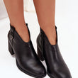 Laden Sie das Bild in den Galerie-Viewer, Stiefeletten mit Absatz model 218062 Step in style
