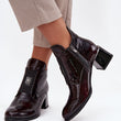 Laden Sie das Bild in den Galerie-Viewer, Stiefeletten mit Absatz model 218066 Step in style