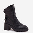 Laden Sie das Bild in den Galerie-Viewer, Stiefeletten mit Absatz model 218068 Step in style