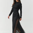 Laden Sie das Bild in den Galerie-Viewer, Langes Kleid model 218109 Makadamia