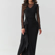 Laden Sie das Bild in den Galerie-Viewer, Langes Kleid model 218110 Makadamia