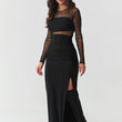 Laden Sie das Bild in den Galerie-Viewer, Langes Kleid model 218306 Makadamia