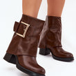 Laden Sie das Bild in den Galerie-Viewer, Stiefeletten mit Absatz model 218513 Step in style