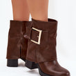 Laden Sie das Bild in den Galerie-Viewer, Stiefeletten mit Absatz model 218513 Step in style