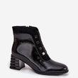 Laden Sie das Bild in den Galerie-Viewer, Stiefeletten mit Absatz model 219244 Step in style