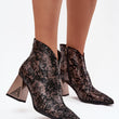 Laden Sie das Bild in den Galerie-Viewer, Stiefeletten mit Absatz model 219246 Step in style