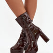 Laden Sie das Bild in den Galerie-Viewer, Stiefeletten mit Absatz model 219265 Step in style
