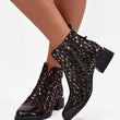 Laden Sie das Bild in den Galerie-Viewer, Stiefeletten mit Absatz model 219268 Step in style
