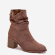 Laden Sie das Bild in den Galerie-Viewer, Stiefeletten mit Absatz model 219396 Step in style