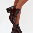 Laden Sie das Bild in den Galerie-Viewer, Stiefeletten mit Absatz model 219404 Step in style
