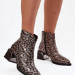 Laden Sie das Bild in den Galerie-Viewer, Stiefeletten mit Absatz model 219591 Step in style