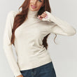 Laden Sie das Bild in den Galerie-Viewer, Rollkragenpullover model 219739 Makadamia