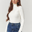 Laden Sie das Bild in den Galerie-Viewer, Rollkragenpullover model 219741 Makadamia