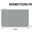 Laden Sie das Bild in den Galerie-Viewer, Kosmetiktasche POCKET Anthrazit »Enigma« KPA02 | Textil Großhandel ATA-Mode