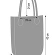 Laden Sie das Bild in den Galerie-Viewer, Filztasche CITY »Jungle« TC36 | Textil Großhandel ATA-Mode