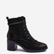 Laden Sie das Bild in den Galerie-Viewer, Stiefeletten mit Absatz Model 192122 Step in style