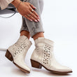 Laden Sie das Bild in den Galerie-Viewer, Stiefeletten mit Absatz Model 193147 Step in style