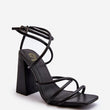 Laden Sie das Bild in den Galerie-Viewer, Sandalen mit Absatz Model 193936 Step in style