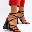 Laden Sie das Bild in den Galerie-Viewer, Sandalen mit Absatz Model 193936 Step in style
