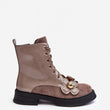 Laden Sie das Bild in den Galerie-Viewer, Stiefeletten Model 187344 Step in style | Textil Großhandel ATA-Mode