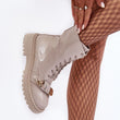 Laden Sie das Bild in den Galerie-Viewer, Stiefeletten Model 187354 Step in style | Textil Großhandel ATA-Mode