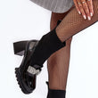 Laden Sie das Bild in den Galerie-Viewer, Stiefeletten mit Absatz Model 187357 Step in style | Textil Großhandel ATA-Mode