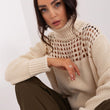 Laden Sie das Bild in den Galerie-Viewer, Rollkragenpullover Model 187515 Factory Price | Textil Großhandel ATA-Mode