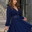 Laden Sie das Bild in den Galerie-Viewer, Abendkleid Model 188218 Bicotone | Textil Großhandel ATA-Mode