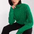 Laden Sie das Bild in den Galerie-Viewer, Rollkragenpullover Model 188297 AT | Textil Großhandel ATA-Mode