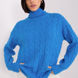 Laden Sie das Bild in den Galerie-Viewer, Rollkragenpullover Model 188299 AT | Textil Großhandel ATA-Mode