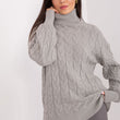 Laden Sie das Bild in den Galerie-Viewer, Rollkragenpullover Model 188307 AT | Textil Großhandel ATA-Mode